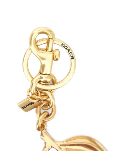 Coach Glitter-effect Cherry Bag Charm In White