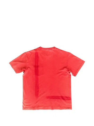 Gallery Dept. Paint-splatter Logo-print T-shirt In Red