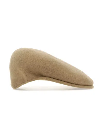Kangol Logo-embroidered Wool Felt Flat Cap In White
