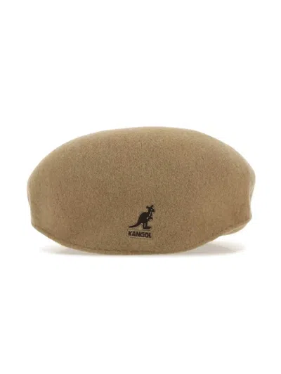 Kangol Logo-embroidered Wool Felt Flat Cap In White