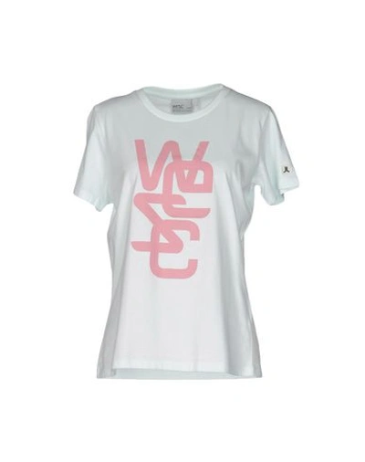 Wesc T-shirt In 浅绿色