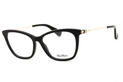 Max Mara Ladies Blue Rectangular Eyeglass Frames Mm5009 In Multi