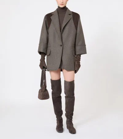 Max Mara Virgin Wool Mini Skirt