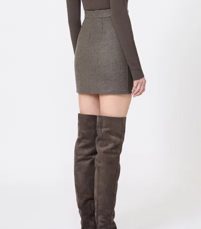 Max Mara Virgin Wool Mini Skirt