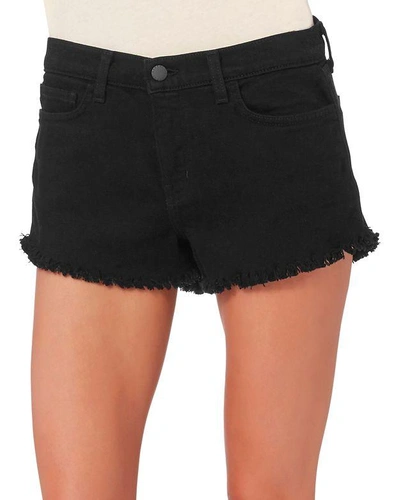 Shop L Agence Zoe Perfect Black Shorts