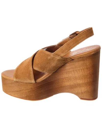 Matisse Fox Leather Wedge In Brown