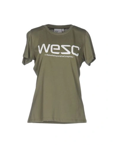 Wesc T-shirt In 军绿色