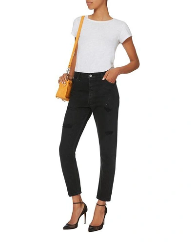 Shop Re/done High-rise Ankle Crop Jeans