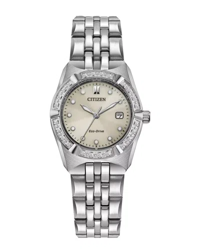 Citizen Corso 28mm Watch In Metallic