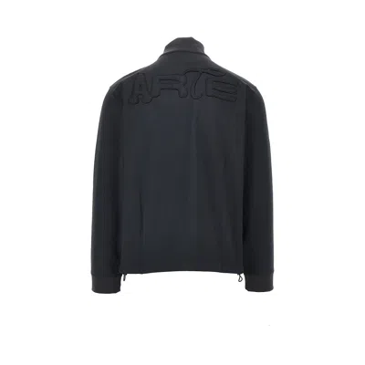 Arte Polyform Technical Jersey Track Jacket In Black
