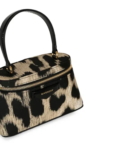 Givenchy Leopard-print Tote Bag In Orange
