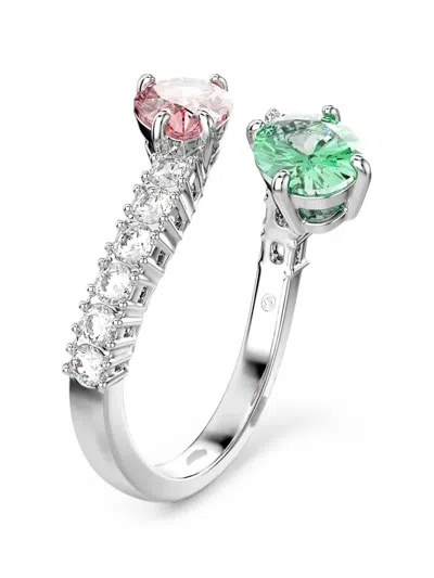 Swarovski X Ariana Grande Crystal-embellished Open Ring In Multi