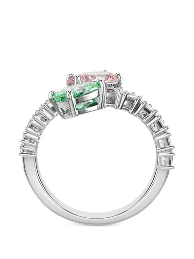 Swarovski X Ariana Grande Crystal-embellished Open Ring In Multi
