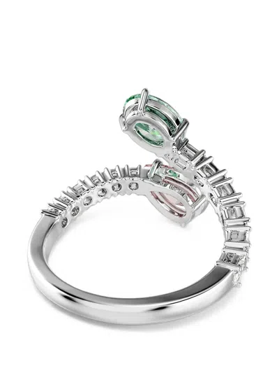 Swarovski X Ariana Grande Crystal-embellished Open Ring In Multi