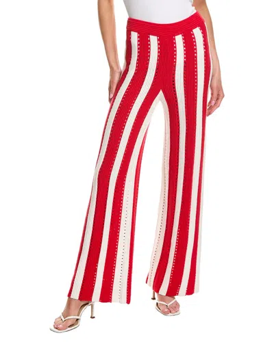 Rowing Blazers Knit Stripe Wool-blend Pant In Black