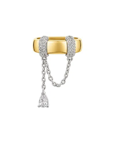 Shymi Statement Pavé Chain Ring In No Color