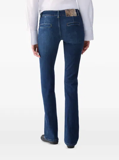 Liu •jo Bootcut Stonewash Jeans In Blue