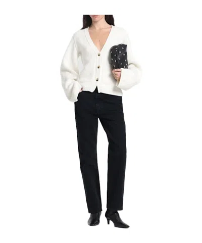Khaite High-waisted Straight Jeans In Black
