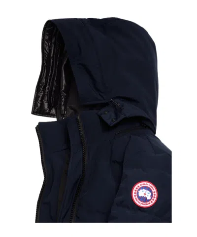 Canada Goose Blue Polyester Full-length Jacket In Blue