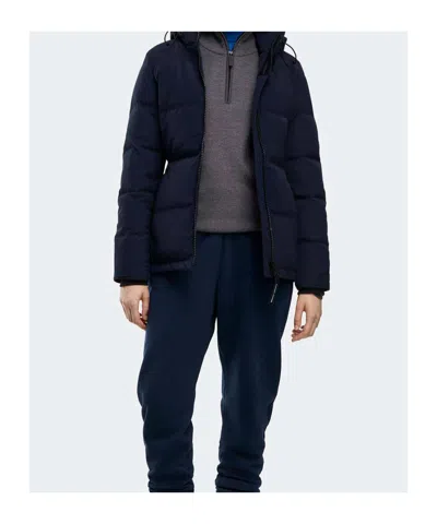 Canada Goose Blue Polyester Full-length Jacket In Blue