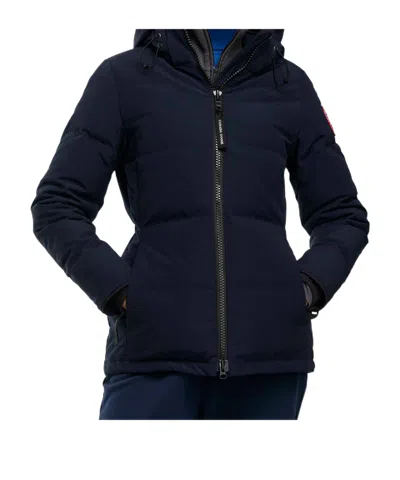 Canada Goose Blue Polyester Full-length Jacket In Blue