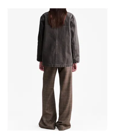 A.p.c. Brown Canvas Workwear Jacket In Brown