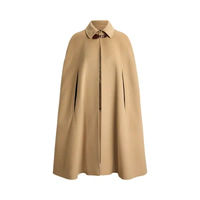 Ralph Lauren Wool-blend Cape In Camel In Camel