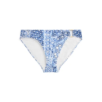 Ralph Lauren Print Ring-front Hipster Bikini Bottom In Multi In Multi