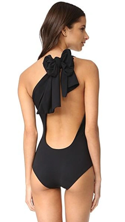 Shop Araks Melika One Piece In Solid Black