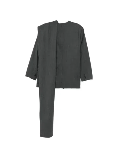 Frenken Draped Single-breasted Blazer In Multi
