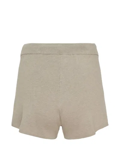 Essentials Drawstring-waist Shorts In Neutral