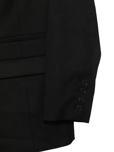Gestuz Single-breasted Notched-lapels Blazer In Black