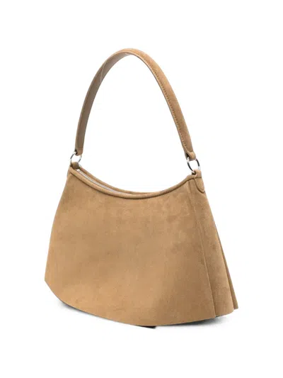 Lacoste Pleated Suede Backpack In Pattern