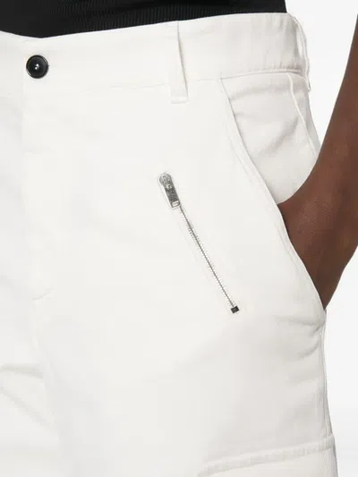 Barena Venezia Drawstring-cuff Cargo Pants In White