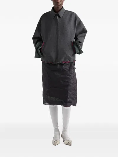Prada Bomber Jacket In Black