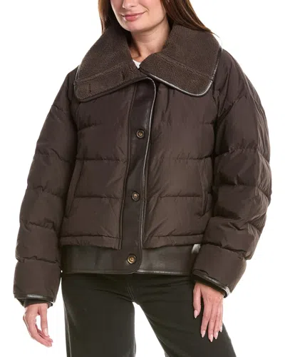 Rag & Bone Gloria Puffer Jacket In Brown