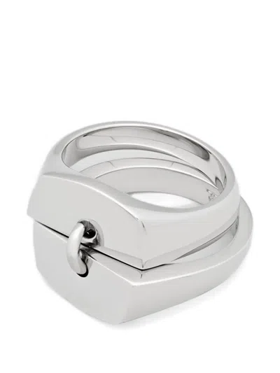 Tom Wood Juci Interlocking Ring In Metallic
