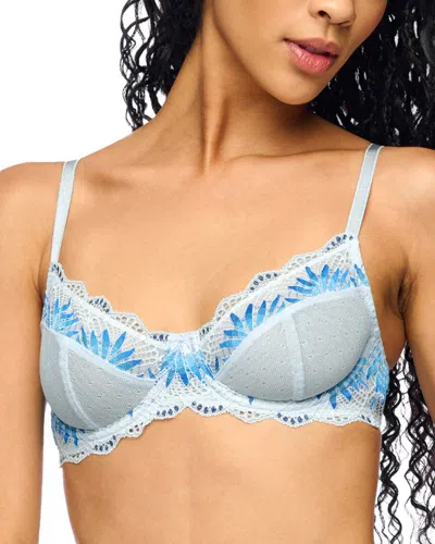 Cosabella Amalia Side Support Bra In Blue