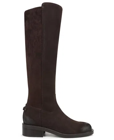 Sam Edelman Misty Knee High Boot In Pinto Brown Suede