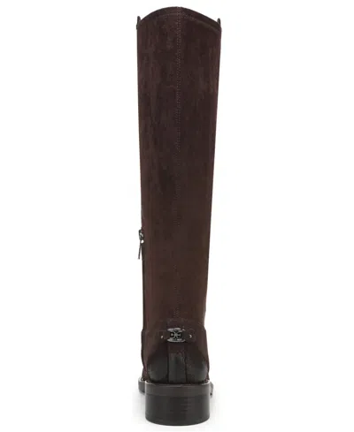 Sam Edelman Misty Knee High Boot In Pinto Brown Suede