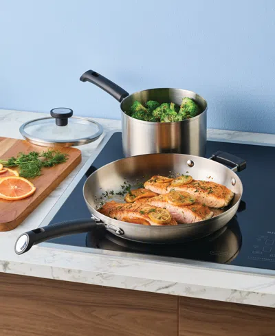 Farberware Truecook 12-pc. Stainless Steel Cookware Set In Silver