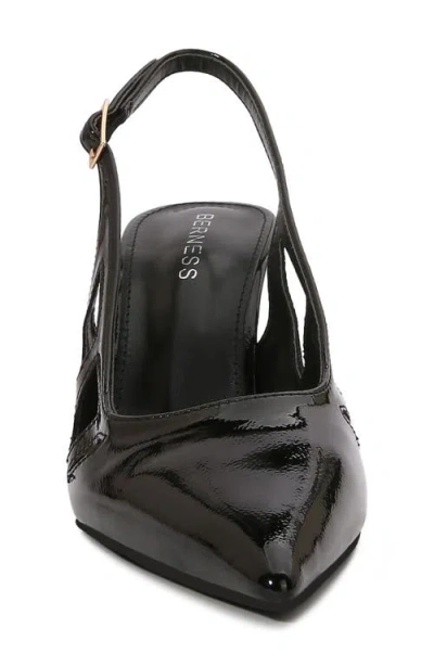 Berness Cinder Pointed Toe Slingback Pump In Black