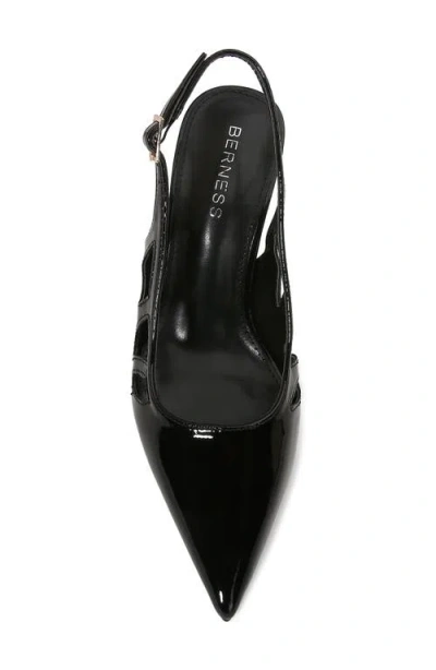 Berness Cinder Pointed Toe Slingback Pump In Black