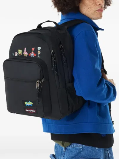 Eastpak Spongebob Squarepants Logo-patch Backpack In Pattern