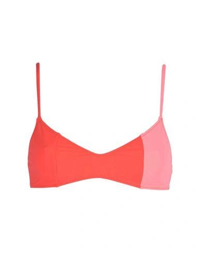 Shop Araks Bikini Tops In Red