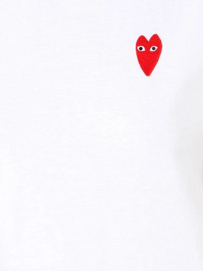 Shop Comme Des Garçons Play Heart Logo T-shirt