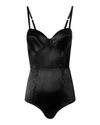 Fleur Du Mal Mesh-paneled Stretch-silk Satin Bodysuit