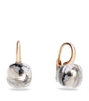 POMELLATO Nudo Clear Topaz Rose Gold Earrings