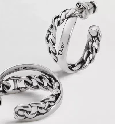Dior Stack Earrings In Metallic