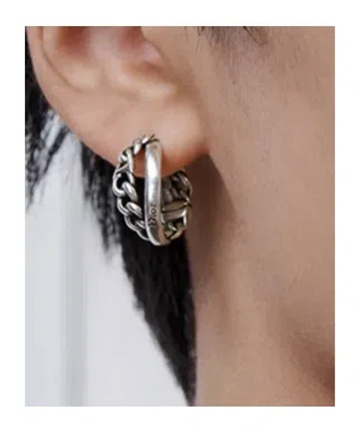 Dior Stack Earrings In Metallic